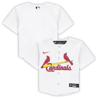infant nike white st louis cardinals home replica team jersey
